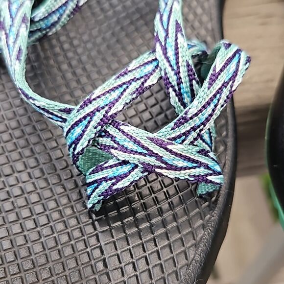 Chaco ZX/2 J105490 Dagger blue green hiking sandals size 8 - Picture 3 of 7